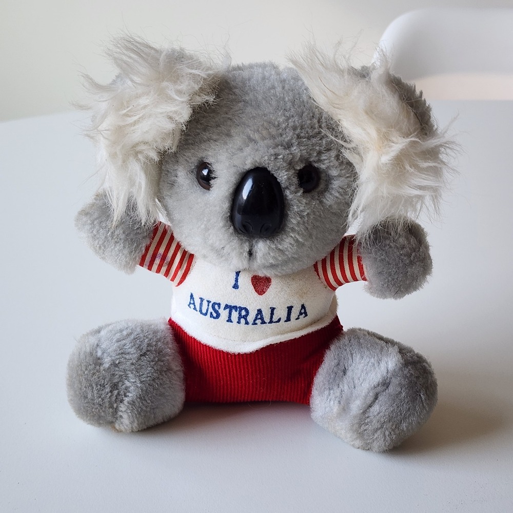 Koala Plush I Heart Australia‎ Shirt Souvenir Stuffed Animal Toy 6" Stuffie